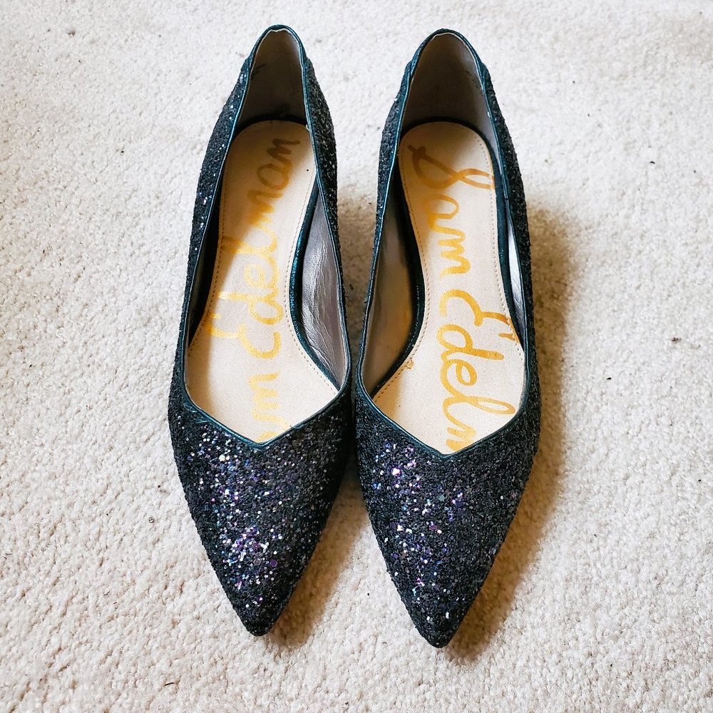 Glittery Sam Edelman Party Heels